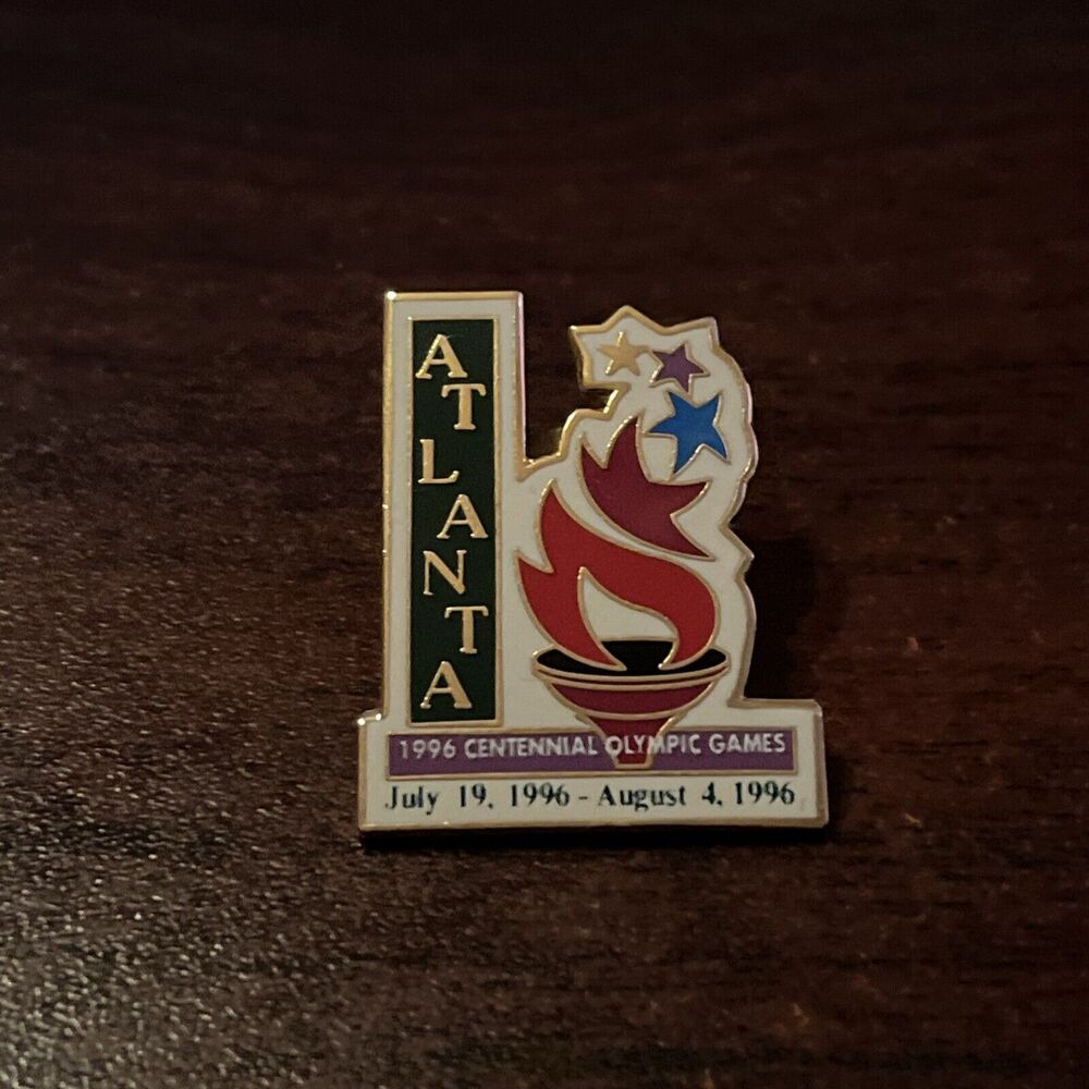 1996 Atlanta Centennial Olympics Lapel Hat Pin